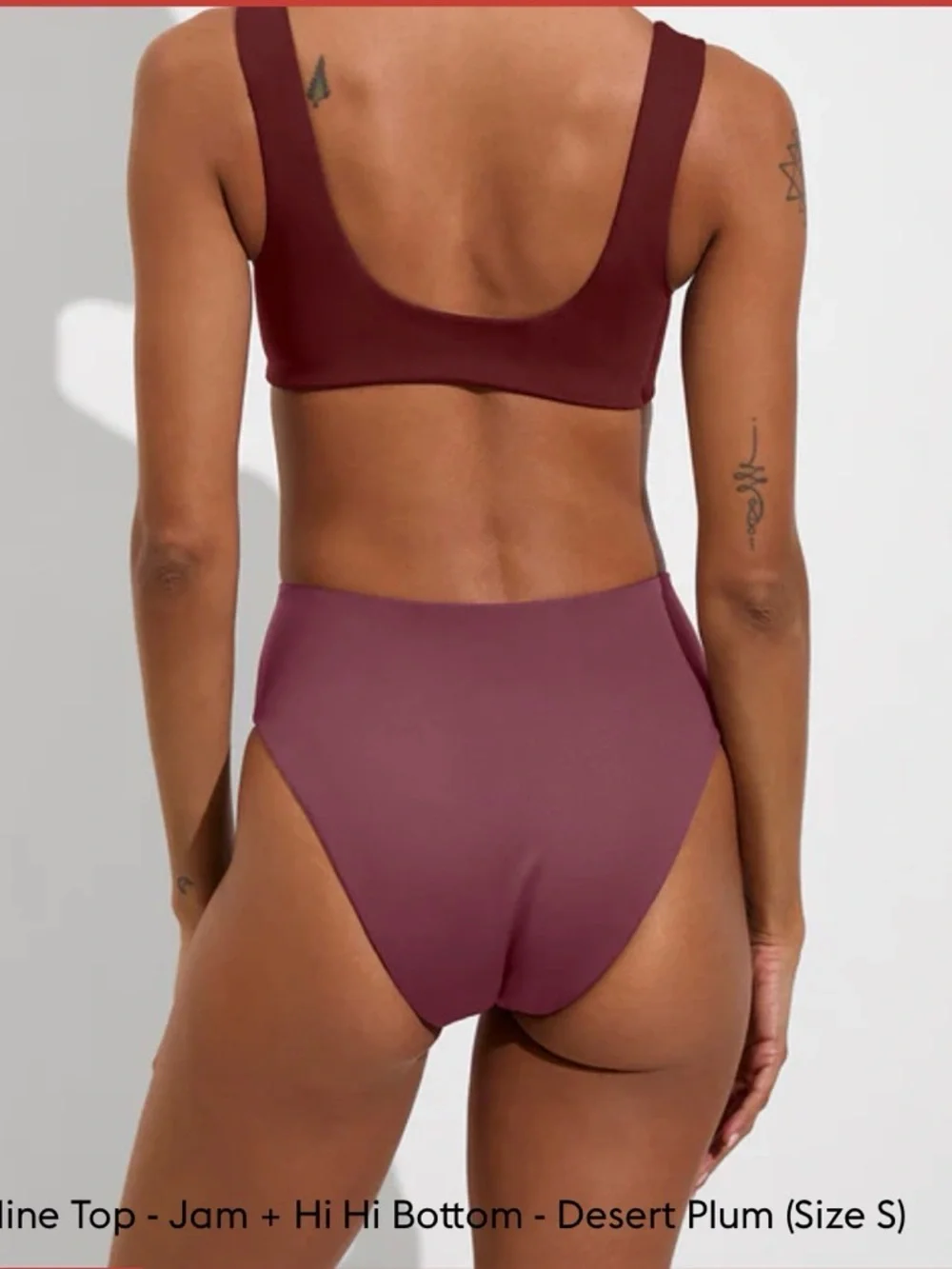 Left on Friday Hi Hi Bottom in Dusty Rose - XS - Picture 6 of 6